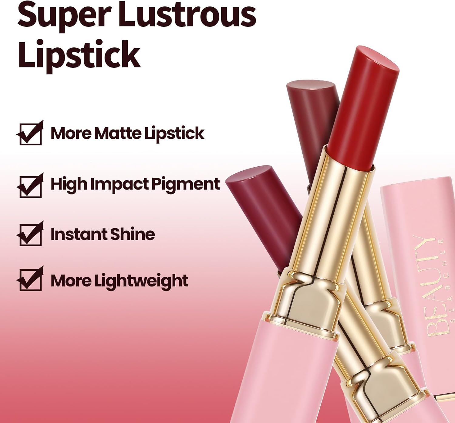 Super Lustrous Matte Lipstick, Super Moisturizing Tinted Lip Balm